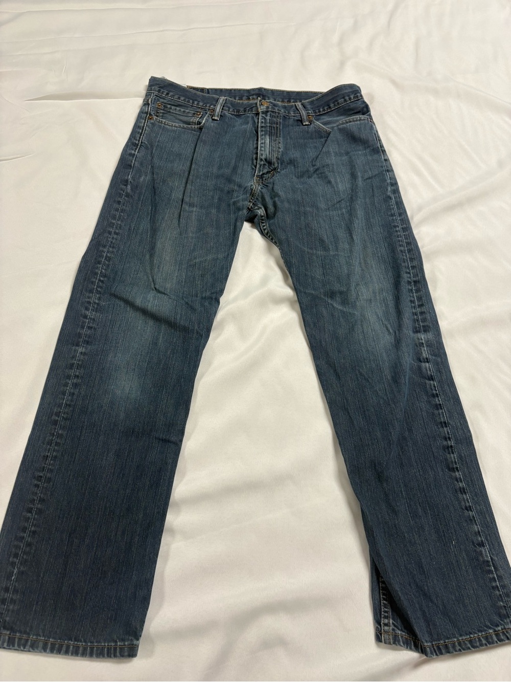 Levi's Dark Blue Straight Jeans